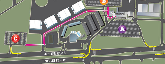   Airport Map Graphic